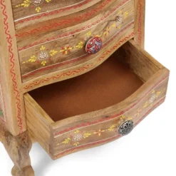 Ailey Handcrafted Boho Mango Wood 3 Drawer Nightstand Natural - Christopher Knight Home -Cheap Furniture Store GUEST 007c4793 83ee 494e b631 fa0f2186af6c