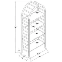 72" Holladay Curved Wooden Bookcase - Threshold™ Designed With Studio McGee 23 72" Holladay Curved Wooden Bookcase - Threshold™ Designed With Studio McGee -Cheap Furniture Store GUEST 02d306c2 b728 424b 85ec e8a3f4144d26