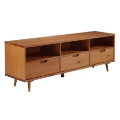 Cara 3 Drawer Mid-Century Modern 3 Drawer TV Stand For TVs Up To 80" - Saracina Home 28 Cara 3 Drawer Mid-Century Modern 3 Drawer TV Stand For TVs Up To 80" - Saracina Home -Cheap Furniture Store GUEST 03065cb2 d563 4f37 956c bc1c12b2c653