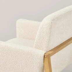 Boucle Upholstered Accent Arm Chair - Cream - Hearth & Hand™ With Magnolia -Cheap Furniture Store GUEST 048e0445 498d 4ee6 88fb 43fc40b20dd3