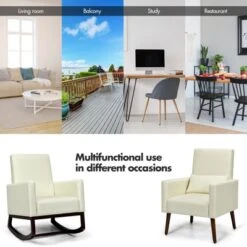 Tangkula 2-in-1 Upholstered Rocking Chair With Wood Leg & Pillow Relax Sofa Chair Light Grey/Beige/Dark Gray 17 Tangkula 2-in-1 Upholstered Rocking Chair With Wood Leg & Pillow Relax Sofa Chair Light Grey/Beige/Dark Gray -Cheap Furniture Store GUEST 063d47aa 120b 44ab ab92 f371f567685f