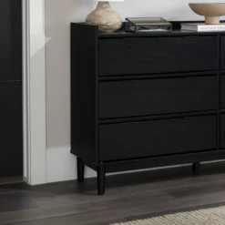 Mid-Century Modern Solid Wood 6 Drawer Double Dresser - Saracina Home -Cheap Furniture Store GUEST 0d3deb4d 8597 4f72 8143 ca6f1c61edb4