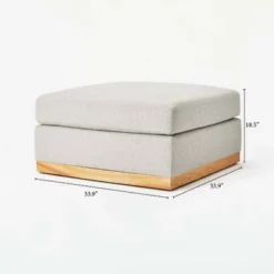 Woodland Hills Modular Sectional Ottoman Light Gray - Threshold™ Designed With Studio McGee -Cheap Furniture Store GUEST 0ed068aa 7686 4196 a244 18c08b84b454