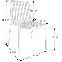 Set Of 2 Sodra Rounded Seat Wire Dining Chair Black - Threshold™ -Cheap Furniture Store GUEST 0f828125 acf9 421a 891b 2b59dd6df491