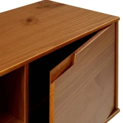 Solid Wood Mid-Century Modern TV Stand For TVs Up To 80" - Saracina Home -Cheap Furniture Store GUEST 1230d599 1ffc 49f5 88b2 9c14434896a7