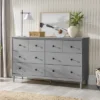 Stiva Classic Mid-Century Modern Horizontal 6 Drawer Dresser - Saracina Home -Cheap Furniture Store GUEST 1552172c 8955 45f1 8875 f64c868752ab