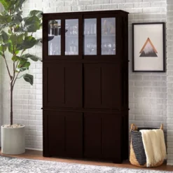 Pacific Stackable Sliding Glass Doors Cabinet - Buylateral -Cheap Furniture Store GUEST 181f5299 3c5c 49e7 a22d a5f823fcb081