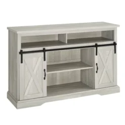 Transitional Sliding Barndoor Highboy TV Stand For TVs Up To 58" - Saracina Home 38 Transitional Sliding Barndoor Highboy TV Stand For TVs Up To 58" - Saracina Home -Cheap Furniture Store GUEST 1e7753a0 161a 461f a869 c017e7263cc2