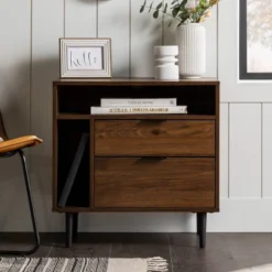Rockwell Modern Storage Nightstand - Saracina Home -Cheap Furniture Store GUEST 1f3fc2b2 ae5c 4ffa 8299 3f45a89116eb