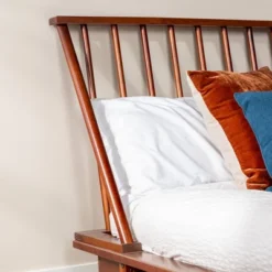 Boho Solid Wood Spindle Platform Bed - Saracina Home -Cheap Furniture Store GUEST 25c48dee c55c 4d11 acb3 98c5359f0380