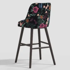 Geller Modern Counter Height Barstool In Botanical Grant Floral Ink - Threshold™ -Cheap Furniture Store GUEST 262b327f e7a7 45cb 9f89 834fa21078ad