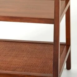 40" 4-Shelf Wood & Cane Transitional Ladder Bookshelf - Brown - Hearth & Hand™ With Magnolia -Cheap Furniture Store GUEST 3040d2a5 9efe 452f 8f76 ba8a65aaf668