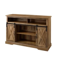Transitional Sliding Barndoor Highboy TV Stand For TVs Up To 58" - Saracina Home 37 Transitional Sliding Barndoor Highboy TV Stand For TVs Up To 58" - Saracina Home -Cheap Furniture Store GUEST 30e67552 0151 4307 86d1 c57d37e38e3b