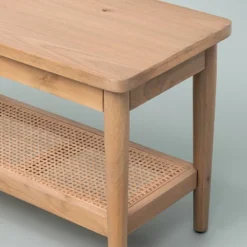 Wood & Cane Bench Natural - Hearth & Hand™ With Magnolia -Cheap Furniture Store GUEST 3148ecc4 67d2 4687 b753 97399c771307