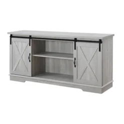 Modern Transitional Sliding Barndoor TV Stand For TVs Up To 65"- Saracina Home 41 Modern Transitional Sliding Barndoor TV Stand For TVs Up To 65"- Saracina Home -Cheap Furniture Store GUEST 31a34286 e5bc 4cdb 95bc c04f39622d58