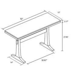Pedestal Wood Console Table - Natural - Hearth & Hand™ With Magnolia -Cheap Furniture Store GUEST 31a54363 58b5 41eb a744 699d14d31368
