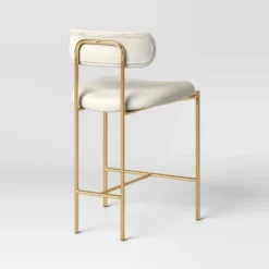 Orion Luxe Backed Counter Height Barstool With Brass Legs Gray Velvet - Threshold™ 9 Orion Luxe Backed Counter Height Barstool With Brass Legs Gray Velvet - Threshold™ -Cheap Furniture Store GUEST 33b10d11 4ac6 416d b941 181159cfc112