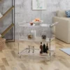 Yves Acrylic Bar Trolley Clear - Christopher Knight Home -Cheap Furniture Store GUEST 39d8eb47 5c32 41b3 9271 4a238c9de54e