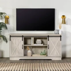 Modern Transitional Sliding Barndoor TV Stand For TVs Up To 65"- Saracina Home 31 Modern Transitional Sliding Barndoor TV Stand For TVs Up To 65"- Saracina Home -Cheap Furniture Store GUEST 3a33cfae 753c 49d5 b93b f8ed8ea1c772