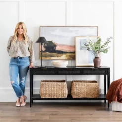 East Bluff Woven Drawer Console Table - Threshold™ Designed With Studio McGee -Cheap Furniture Store GUEST 3fbfc6cc 1762 479f 85f6 5816e3ff493f