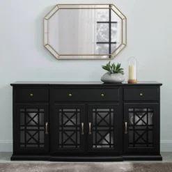 Selma Transitional 3 Tiered Ornate Fretwork Door Sideboard - Saracina Home -Cheap Furniture Store GUEST 4519c326 0c14 46d5 9b96 b5972325bc64