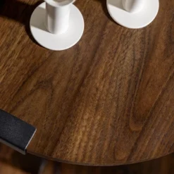 Wrightson Urban Industrial Faux Wrap Leg Round Side Table - Saracina Home -Cheap Furniture Store GUEST 456673d7 f467 4828 bd8a ae55f8658639