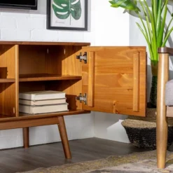 Solid Wood Mid-Century Modern TV Stand For TVs Up To 65" - Saracina Home 23 Solid Wood Mid-Century Modern TV Stand For TVs Up To 65" - Saracina Home -Cheap Furniture Store GUEST 4814f0a0 557a 4091 bf29 8479abd8c5d7