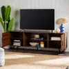 2 Door Mid-Century Modern Wood Storage TV Stand For TVs Up To 80" - Saracina Home -Cheap Furniture Store GUEST 483698e6 5ac0 4765 b2c6 06165d910486