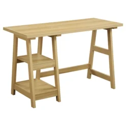 Designs2Go Trestle Desk With Shelves - Breighton Home -Cheap Furniture Store GUEST 4b76c7d6 a99f 4fdf 9122 42818e9ee920