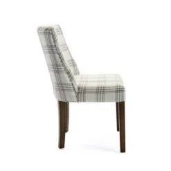 2pk Harman Contemporary Upholstered Plaid Dining Chairs Gray/Light Beige/Brown - Christopher Knight Home -Cheap Furniture Store GUEST 51abdcd1 98ba 4f06 aac9 75ce5b27b4d7