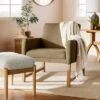 Canvas Upholstered Accent Arm Chair - Khaki - Hearth & Hand™ With Magnolia -Cheap Furniture Store GUEST 51ad22a5 824d 44bd 8f38 17a19388fa5e
