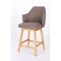 Kinston Swivel Curved Back Upholstered Counter Height Barstool - Threshold™ -Cheap Furniture Store GUEST 585574a8 4152 4afb 9413 75eba22346a7