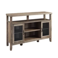 Rustic Transitional Double Door Highboy Buffet - Saracina Home -Cheap Furniture Store GUEST 5d895749 a009 4c12 a4de 272f335b6ae3