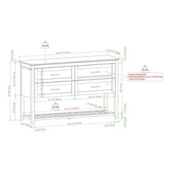 Transitional 4 Drawer Buffet - Saracina Home -Cheap Furniture Store GUEST 5ee0d477 5aaf 4e25 a822 e4dc8232835b