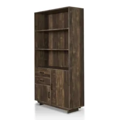 69.8" Tappan Bookcase With Cabinet Reclaimed Oak - HOMES: Inside + Out -Cheap Furniture Store GUEST 6126529a 5085 49be aa77 9ed263a2e1ad