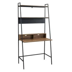 36" Writing Desk With Open Storage Ladder Bookshelf - Saracina Home 24 36" Writing Desk With Open Storage Ladder Bookshelf - Saracina Home -Cheap Furniture Store GUEST 62238f92 a3f2 4932 b53f 1b8c4ab359c8
