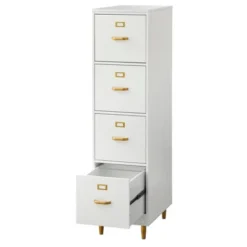 Dixie 4 Drawer Filing Cabinet White - Buylateral -Cheap Furniture Store GUEST 633be0a5 65c9 44ce a738 5dc88597b2c5