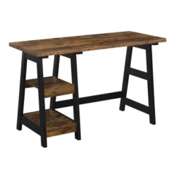 Designs2Go Trestle Desk With Shelves - Breighton Home -Cheap Furniture Store GUEST 63e3a54d 0d29 4709 87d7 2c9754419ab8