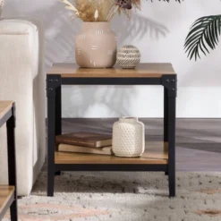 Set Of 2 Benny Urban Industrial Angle Iron Side Tables - Saracina Home 25 Set Of 2 Benny Urban Industrial Angle Iron Side Tables - Saracina Home -Cheap Furniture Store GUEST 6787a235 c482 4325 8c73 2cb21fa3a98b