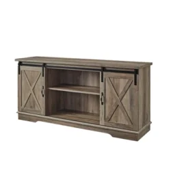 Modern Transitional Sliding Barndoor TV Stand For TVs Up To 65"- Saracina Home 39 Modern Transitional Sliding Barndoor TV Stand For TVs Up To 65"- Saracina Home -Cheap Furniture Store GUEST 693360a1 c63d 4f0c b1fe df6988b47d91