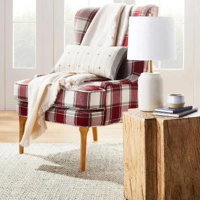 Indoor/Outdoor Faux Concrete Stump Accent Table Brown - Threshold™ Designed With Studio McGee 3 Indoor/Outdoor Faux Concrete Stump Accent Table Brown - Threshold™ Designed With Studio McGee