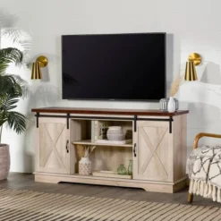 Modern Transitional Sliding Barndoor TV Stand For TVs Up To 65"- Saracina Home 37 Modern Transitional Sliding Barndoor TV Stand For TVs Up To 65"- Saracina Home -Cheap Furniture Store GUEST 6cfa14d3 36c0 4768 9784 c3a77c7e184f
