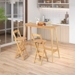 Costway Set Of 4 Bamboo Folding Barstools Counter Height Dining Chairs Installation Free 12 Costway Set Of 4 Bamboo Folding Barstools Counter Height Dining Chairs Installation Free -Cheap Furniture Store GUEST 7004db85 97cc 42ae 9533 c8264c618da5
