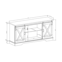 Modern Transitional Sliding Barndoor TV Stand For TVs Up To 65"- Saracina Home 35 Modern Transitional Sliding Barndoor TV Stand For TVs Up To 65"- Saracina Home -Cheap Furniture Store GUEST 718dd989 f52a 47b4 994a 51f6706185e4