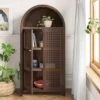 Woven Arched Wood Cabinet - Threshold™ -Cheap Furniture Store GUEST 73a55bd1 6a6c 4c44 84d9 6effff9a7fc1
