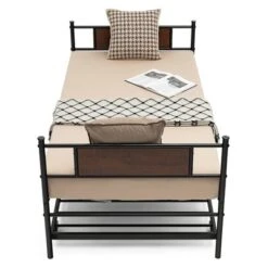 Costway Twin 2-In-1 Daybed Frame With Trundle Bed Set Steel Platform Sofa Bed Black 17 Costway Twin 2-In-1 Daybed Frame With Trundle Bed Set Steel Platform Sofa Bed Black -Cheap Furniture Store GUEST 797f642a 894a 4557 8029 1d7110a81a6f