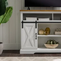 Transitional Sliding Barndoor Highboy TV Stand For TVs Up To 58" - Saracina Home 32 Transitional Sliding Barndoor Highboy TV Stand For TVs Up To 58" - Saracina Home -Cheap Furniture Store GUEST 7cd0ecba a376 40d3 bbe3 d9a2cc935598