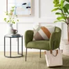 Gladden Rounded Back Anywhere Chair Dark Green - Threshold™ -Cheap Furniture Store GUEST 7e3968dd 7a30 4c55 99e5 3bace4c79208