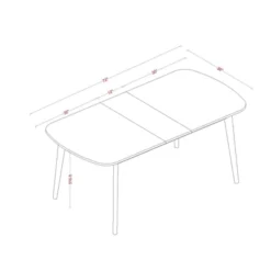 Astrid Mid-Century Drop Leaf Dining Table - Threshold™ -Cheap Furniture Store GUEST 804508c4 e30b 4c64 8f04 e4df960068df