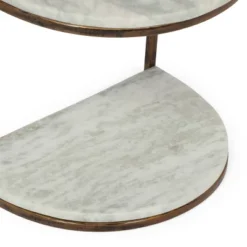 33.5" Bainville Modern Glam Handcrafted Marble Half Round Etagere Bookcase Natural White/Antique Brass - Christopher Knight Home 10 33.5" Bainville Modern Glam Handcrafted Marble Half Round Etagere Bookcase Natural White/Antique Brass - Christopher Knight Home -Cheap Furniture Store GUEST 81ab22e6 eb7f 4b88 9722 a7abae7555a6